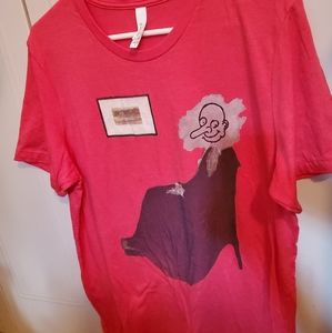 Mr. Bean Whistler's Mother Painting Large T-shirt